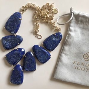 Kendra Scott raw lapis Harlow